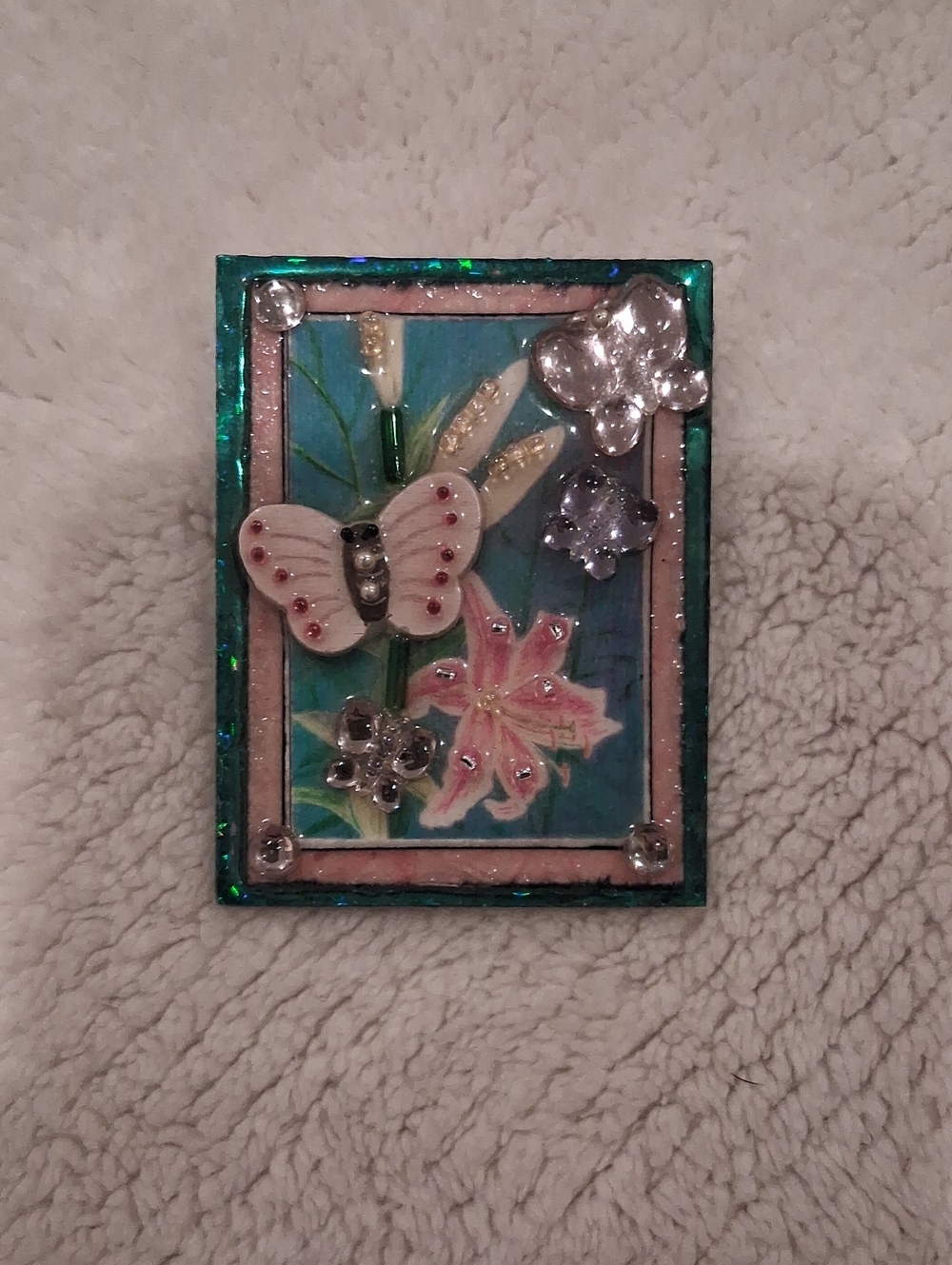 Vintage Handcrafted Brooch/pin By Silver Lake Studios